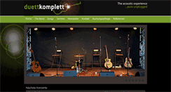 Desktop Screenshot of duettkomplett.de